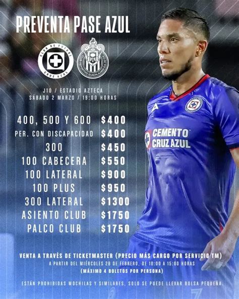 cruz azul vs chivas boletos ticketmaster